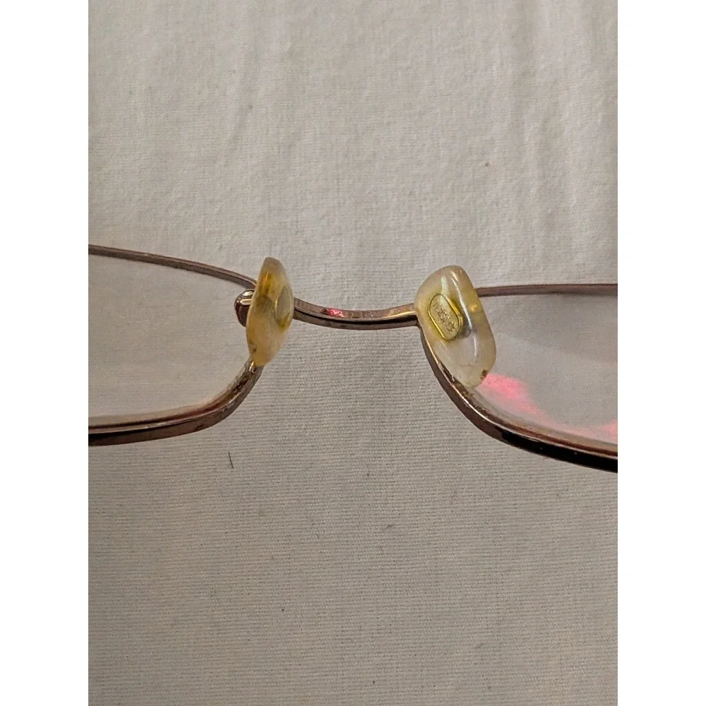 Versace Eyeglasses MOD1177 1045 Metal Rectangle 52-16 135 Italy FRAMES ONLY